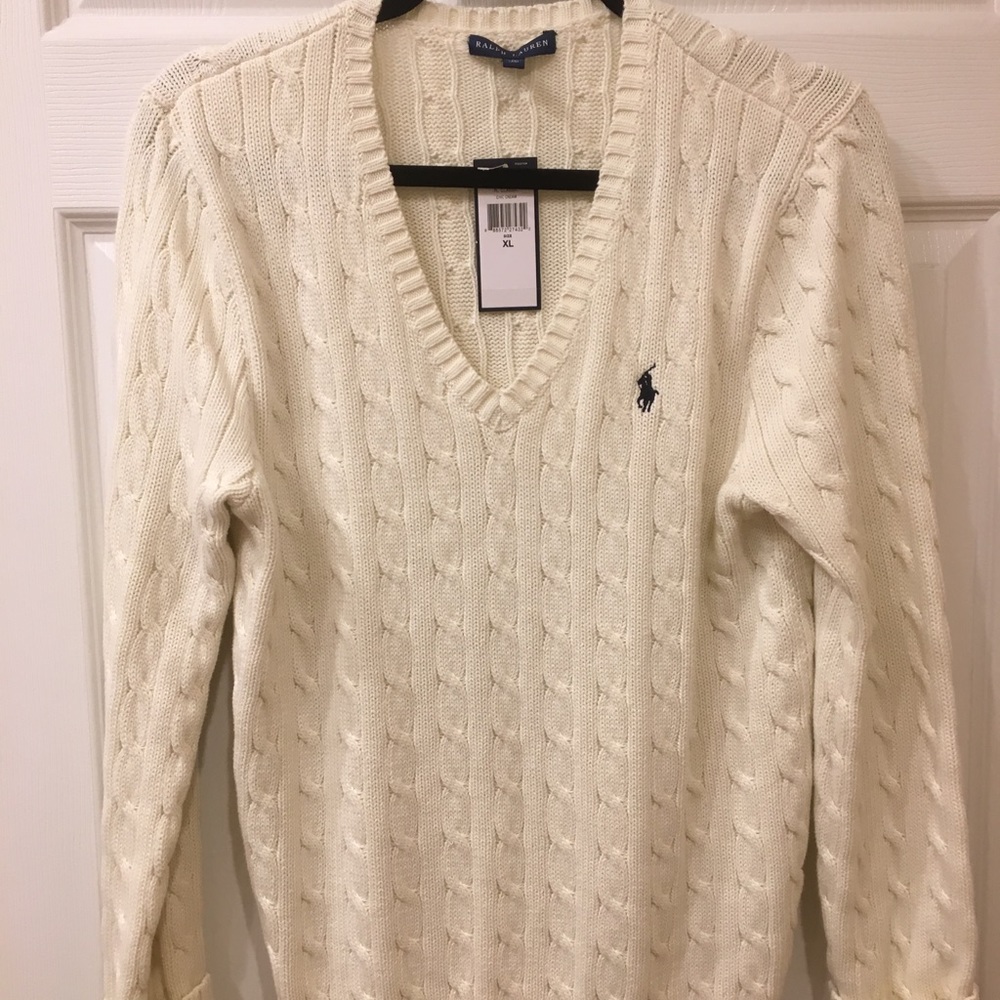 Cable knit sweater from Ralph Lauren